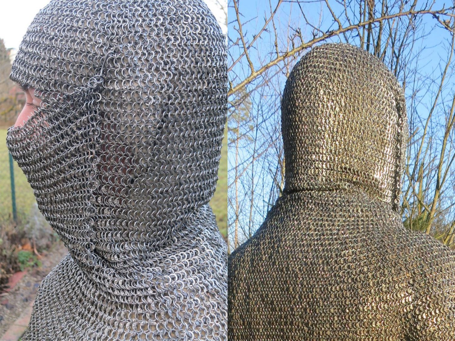 Making A Chain Mail Coif Ironskin